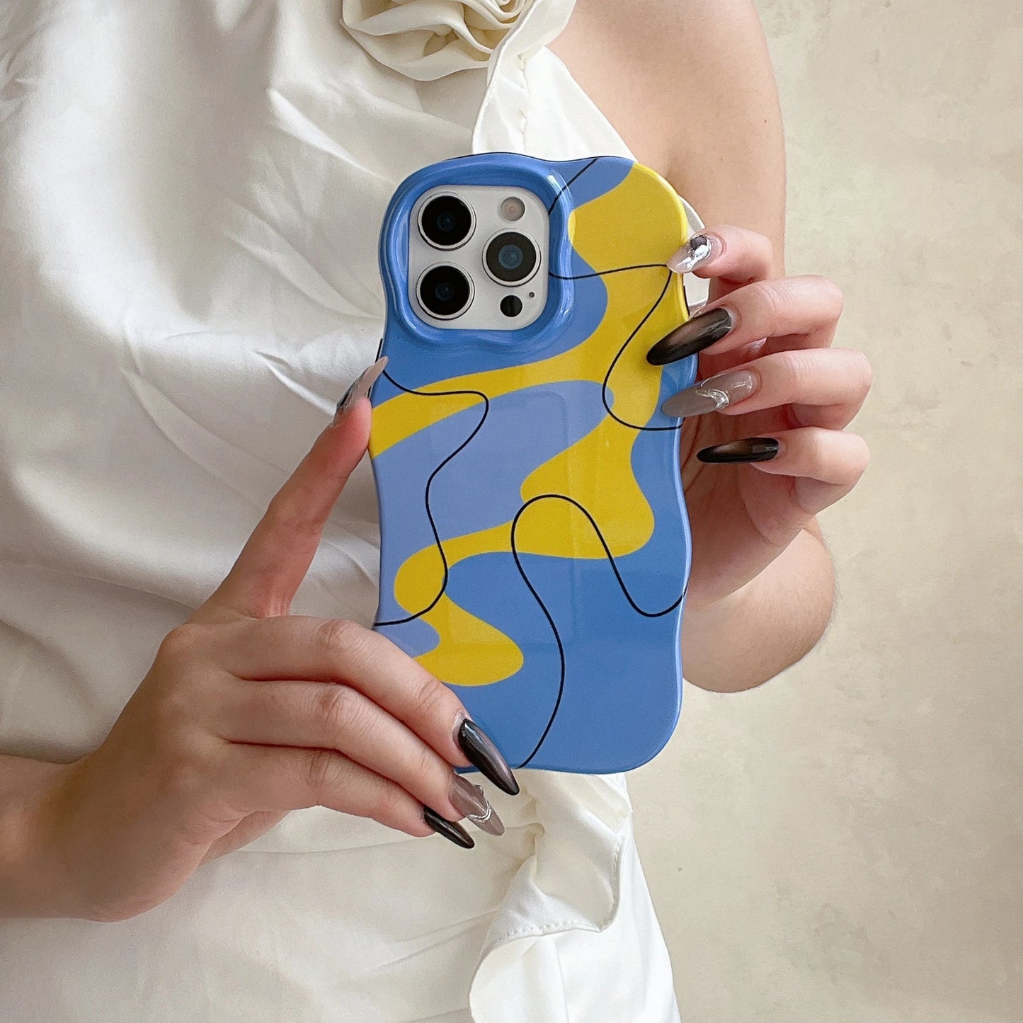 Stylish & Unique Various Colors Irregular Color Block Patterns Trendy Phone Case