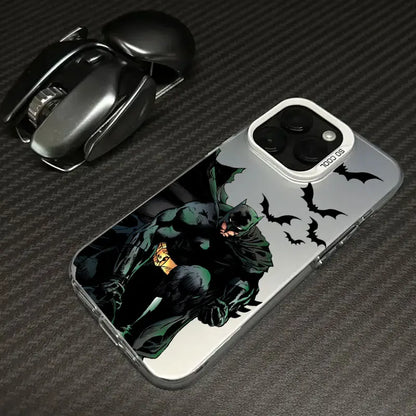 Cool Bats-Man Logo Hero Phone Case For iPhone