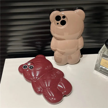 Glitter Bear Cute Phone Case