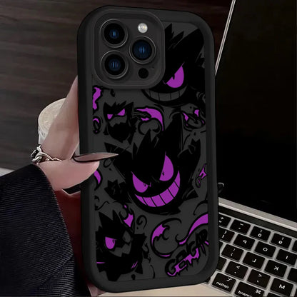 Cartoon Pokemon Gengar Case  For iPhone