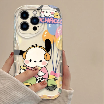 Cute Cartoon Pochacco Phone Case For iPhone