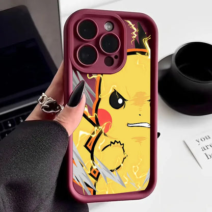 Anime Gengar Pikachu Soft Silicone Phone Case
