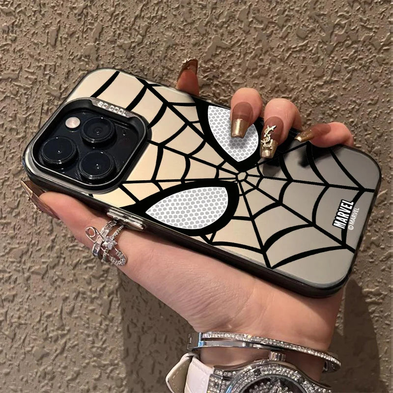 Marvel Spider Man Black White Cool Phone Case For iPhone