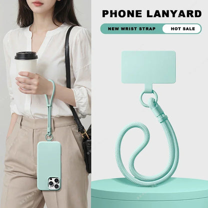 Luxury Lanyard Silicone Phone Case For iPhone