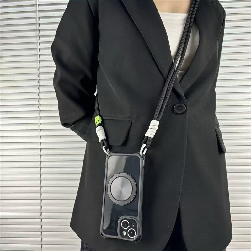 Crossbody Lanyard Phone Holder Case For iPhone