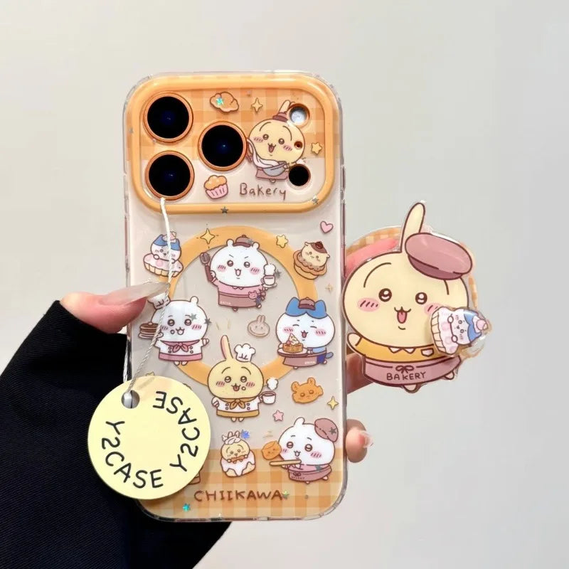 Anime Chiikawa Usagi cartoon Magnetic holder Suitable For iPhone