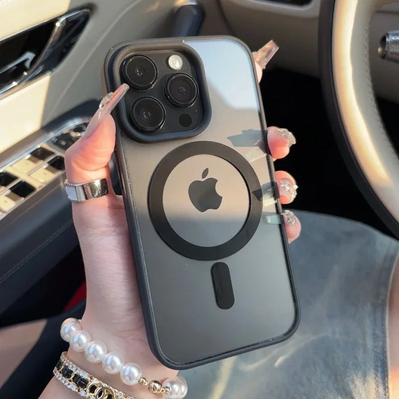 Luxury Magsafe Transparent Phone Case