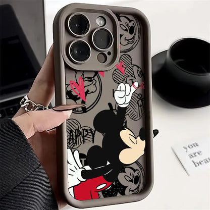 Disney Minnie Mickey Mouse Love Phone Case For iPhone