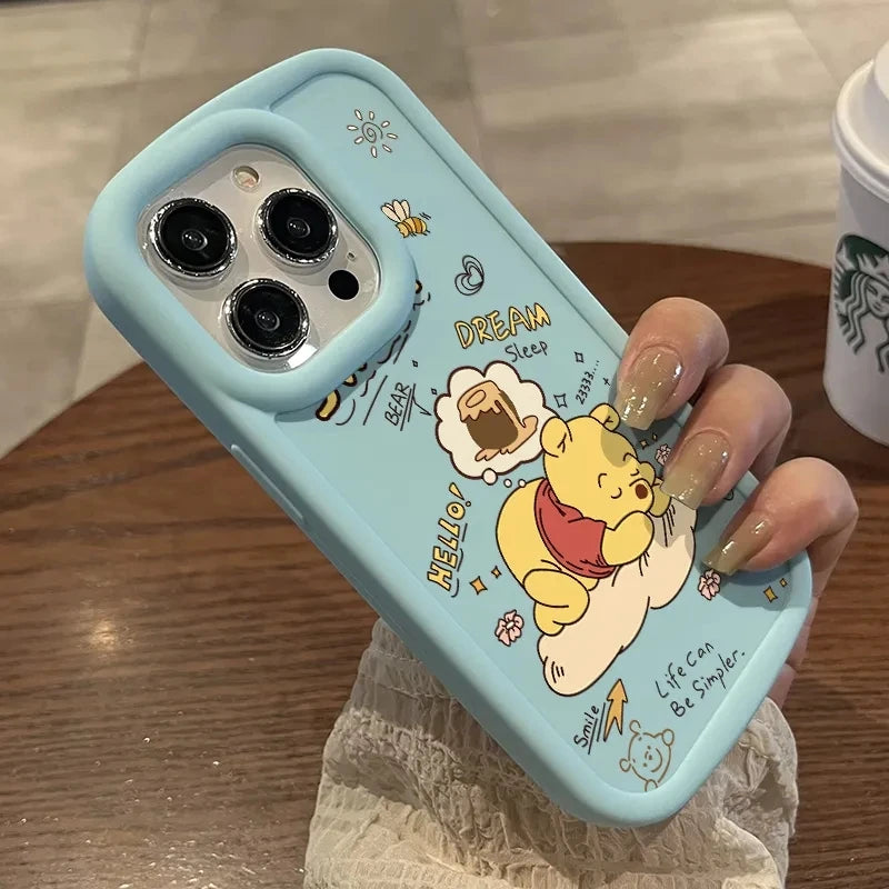 Winnie The Pooh Dream Honey Cute Phone Case For iPhone