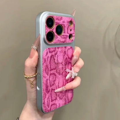 Crocodile Leather Phone Case For iPhone