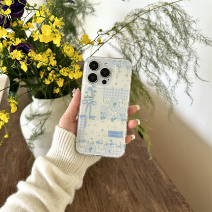 Blue Butterfly Shell Phone Case