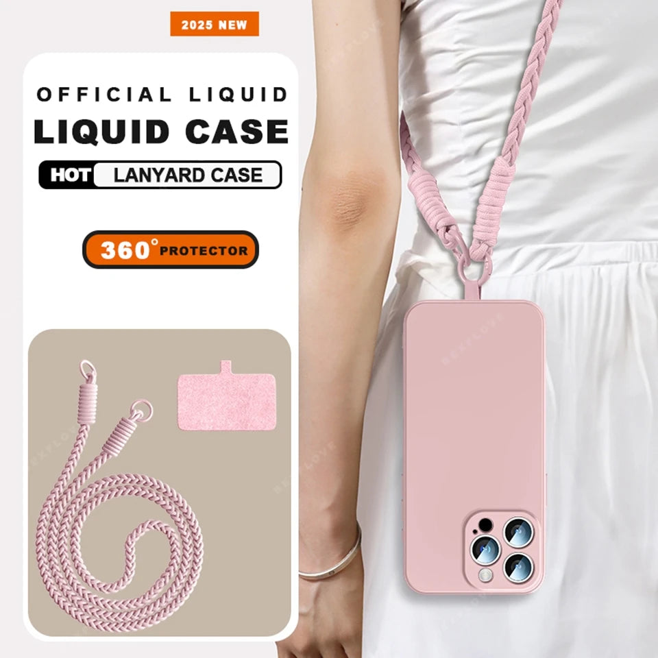 Lanyard Phone Case For iPhone