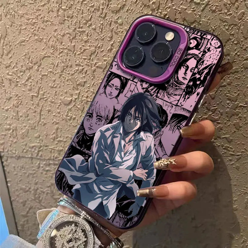 Anime Japanese Attack On Titan Eren Yeager Coque For iPhone