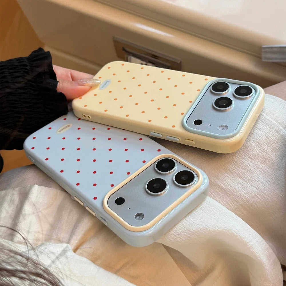 Ins Polka Dot Ultra Slim Phone Case  For iPhone