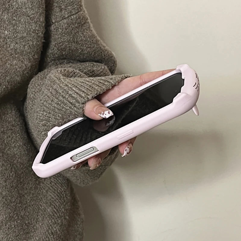 Cartoon Cute Cat Soft Silicone Phone Case