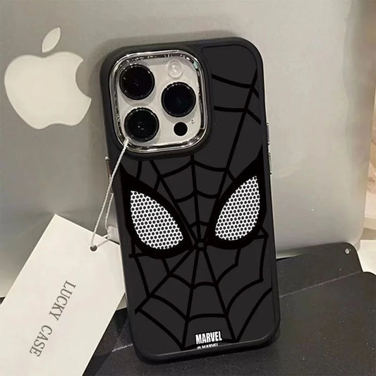 HOT Marvel Spider Man Black White Cool Phone Case For iPhone