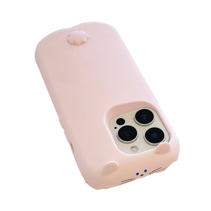 Cartoon Cute Cat Soft Silicone Phone Case