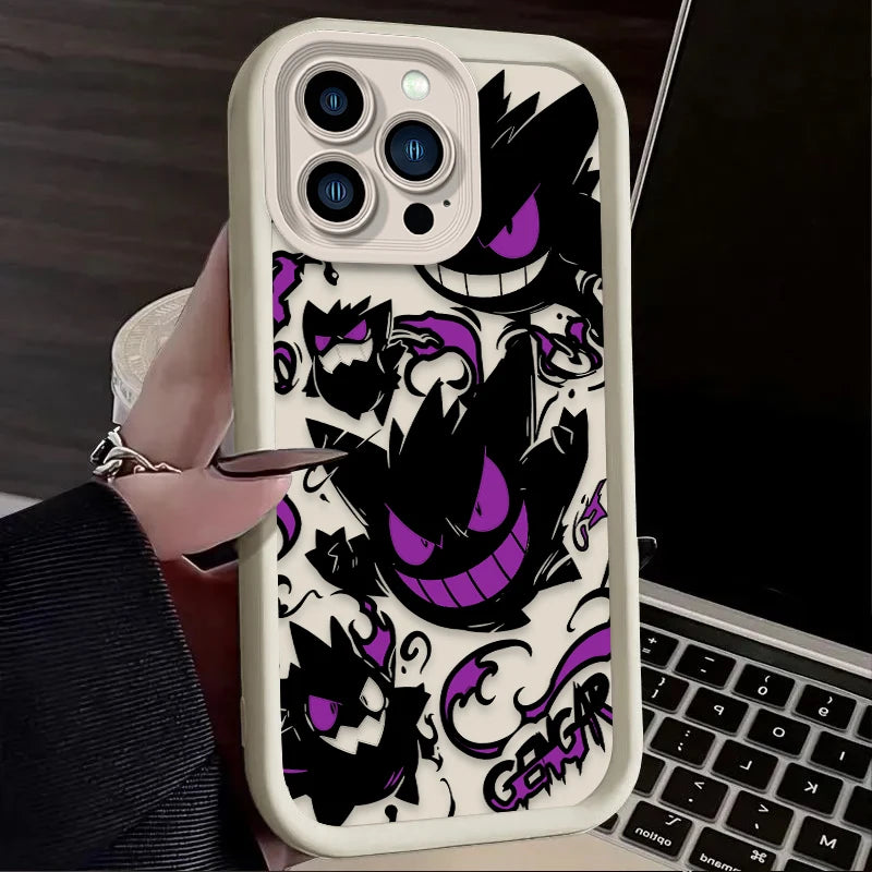 Cartoon Pokemon Gengar Case  For iPhone
