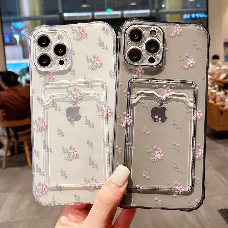 Soft Card Slot Bag Holder Phone Case