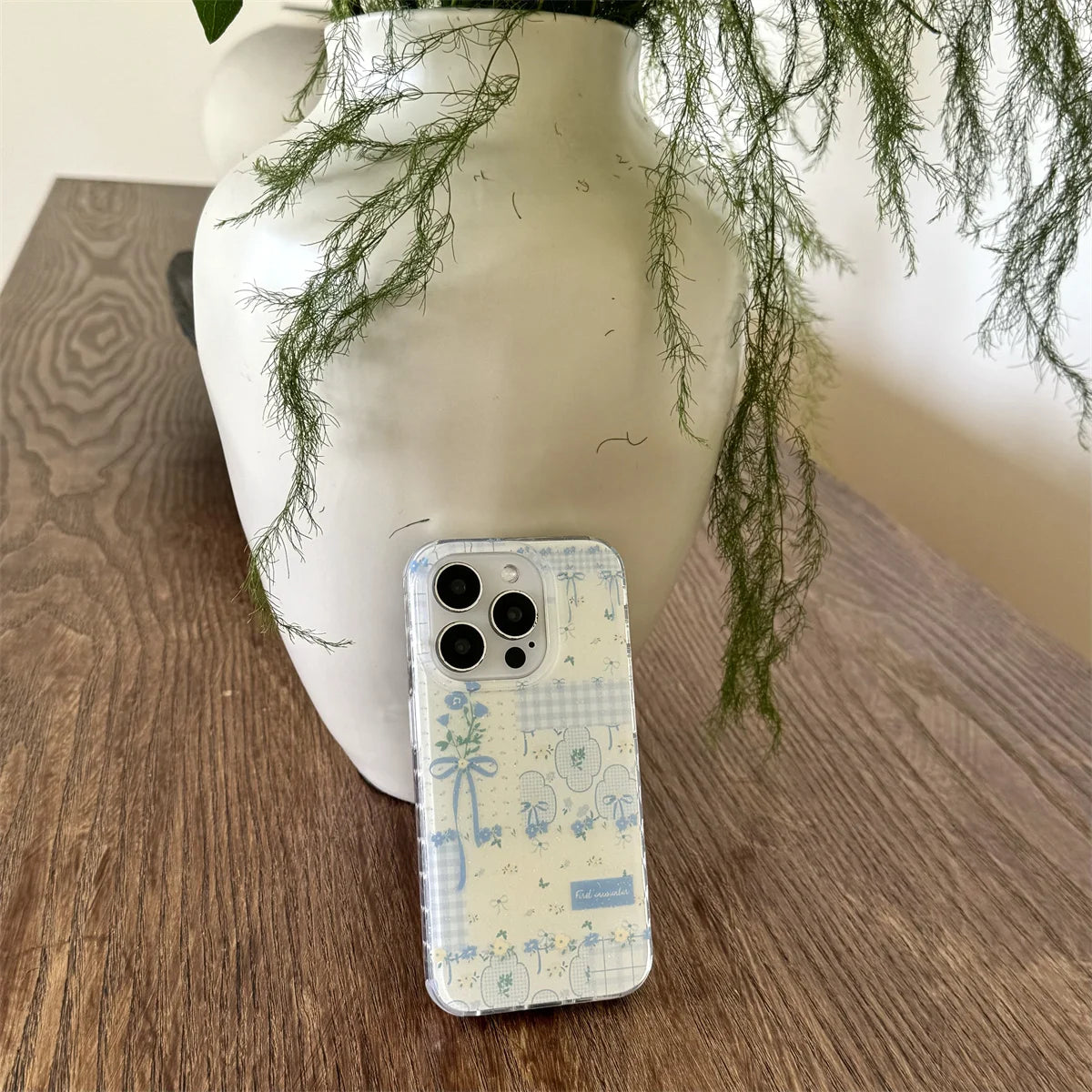 Blue Butterfly Shell Phone Case