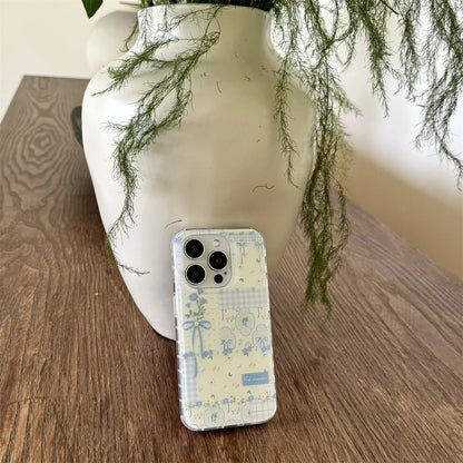 Blue Butterfly Shell Phone Case