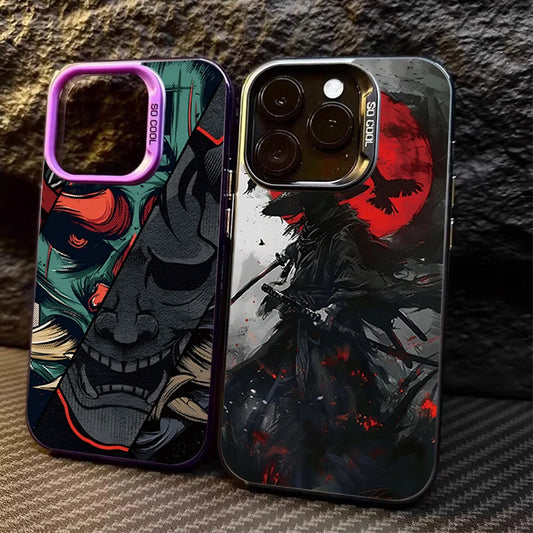 Ghost Face Samurai Case For iPhone