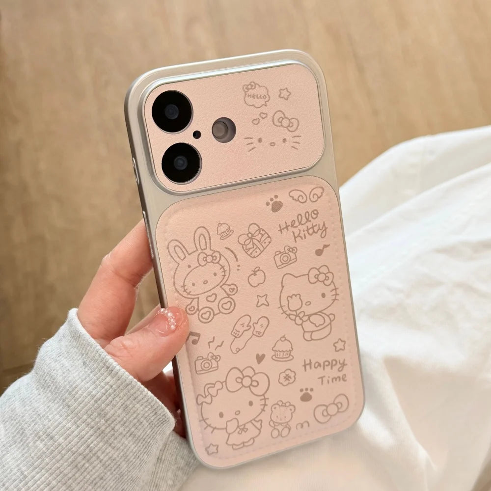 Cute Full Screen Kitty Hot Sale Phone Case For iPhone