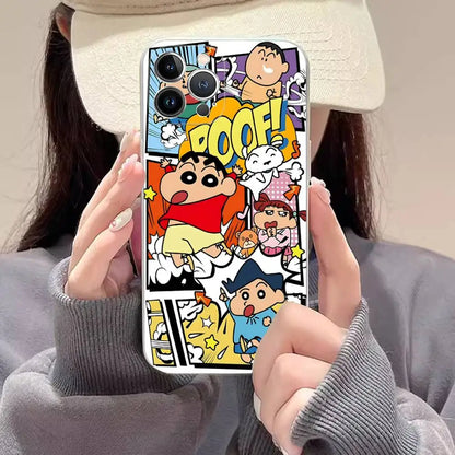 Lovely Crayon ShinChan Phone Case For iPhone