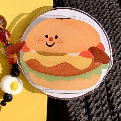 Kawaii Bread Magnetic Stand Holder Phone Case