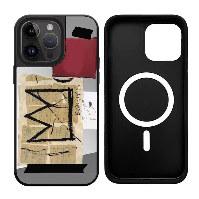 MagSafe Mirror Surface Crown Phone Case