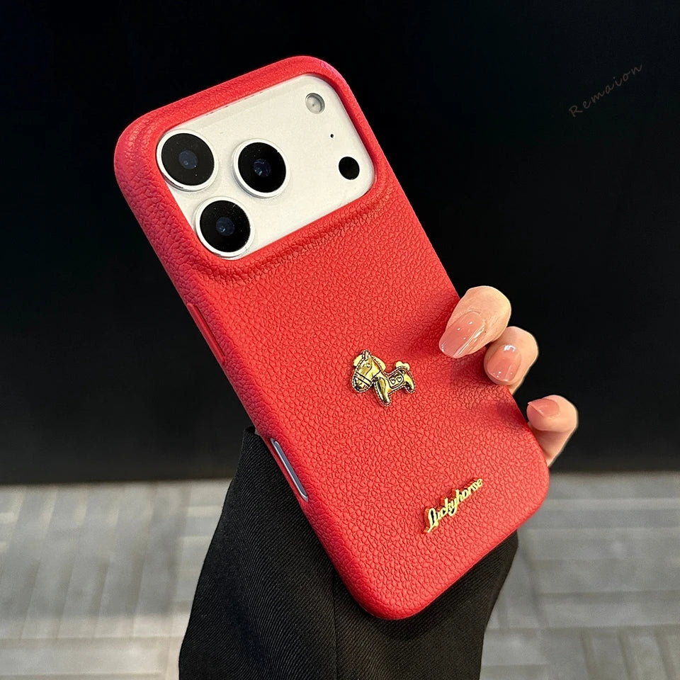 Luxury Leather Phone Case For iPhone