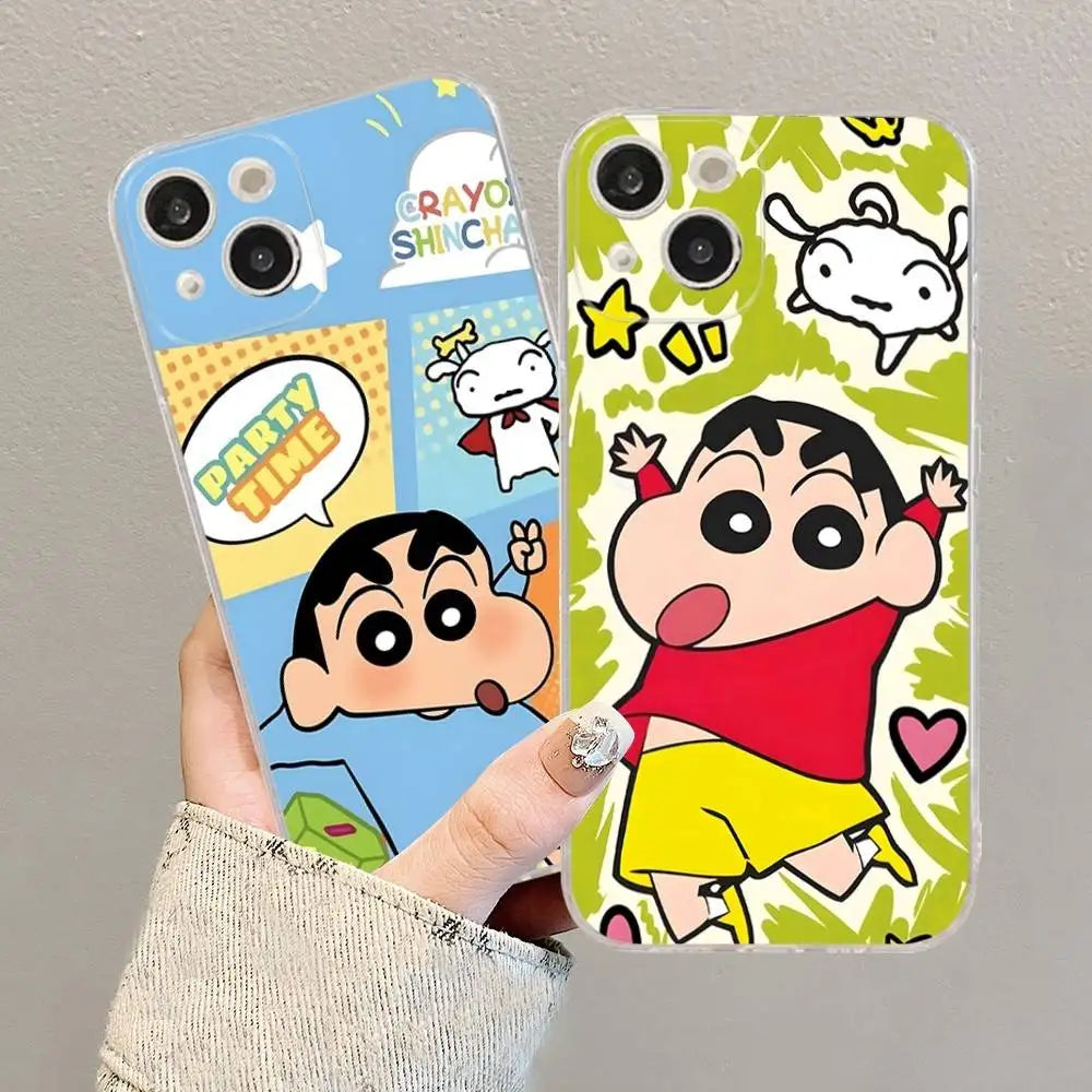 Lovely Crayon ShinChan Phone Case For iPhone