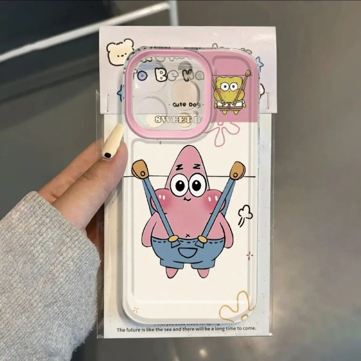 Anime Spongebo Squarepants Soft Shell Mobile Phone Case Available For iPhone