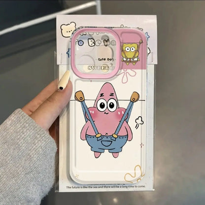 Anime Spongebo Squarepants Soft Shell Mobile Phone Case Available For iPhone