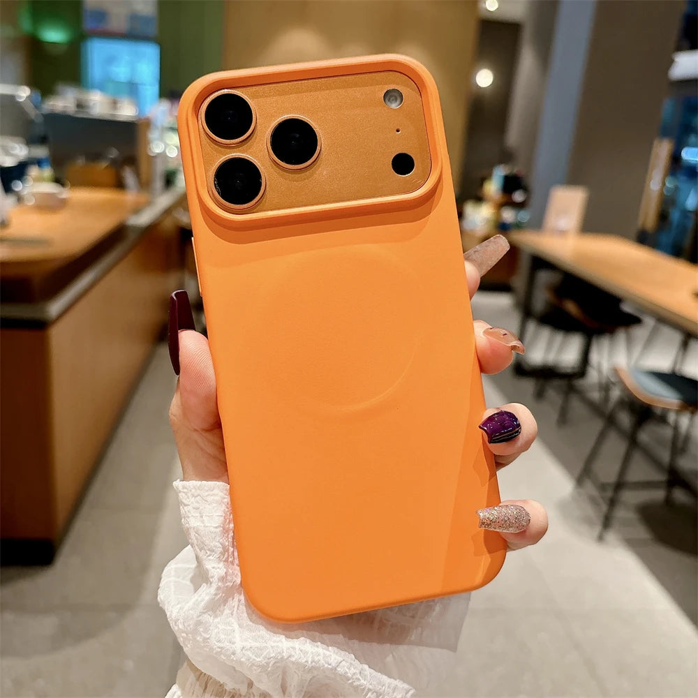 New Liquid Magnetic Silicone Case For iPhone