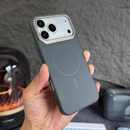 Minimalist Orange Slim Magnetic Case For iPhone