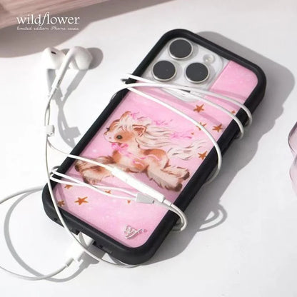 Wildflower ins 2026 New Pony Dreams Phone Case For iPhone