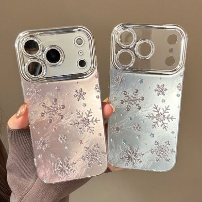 Korean Christmas Snowflakes Phone Case For iPhone