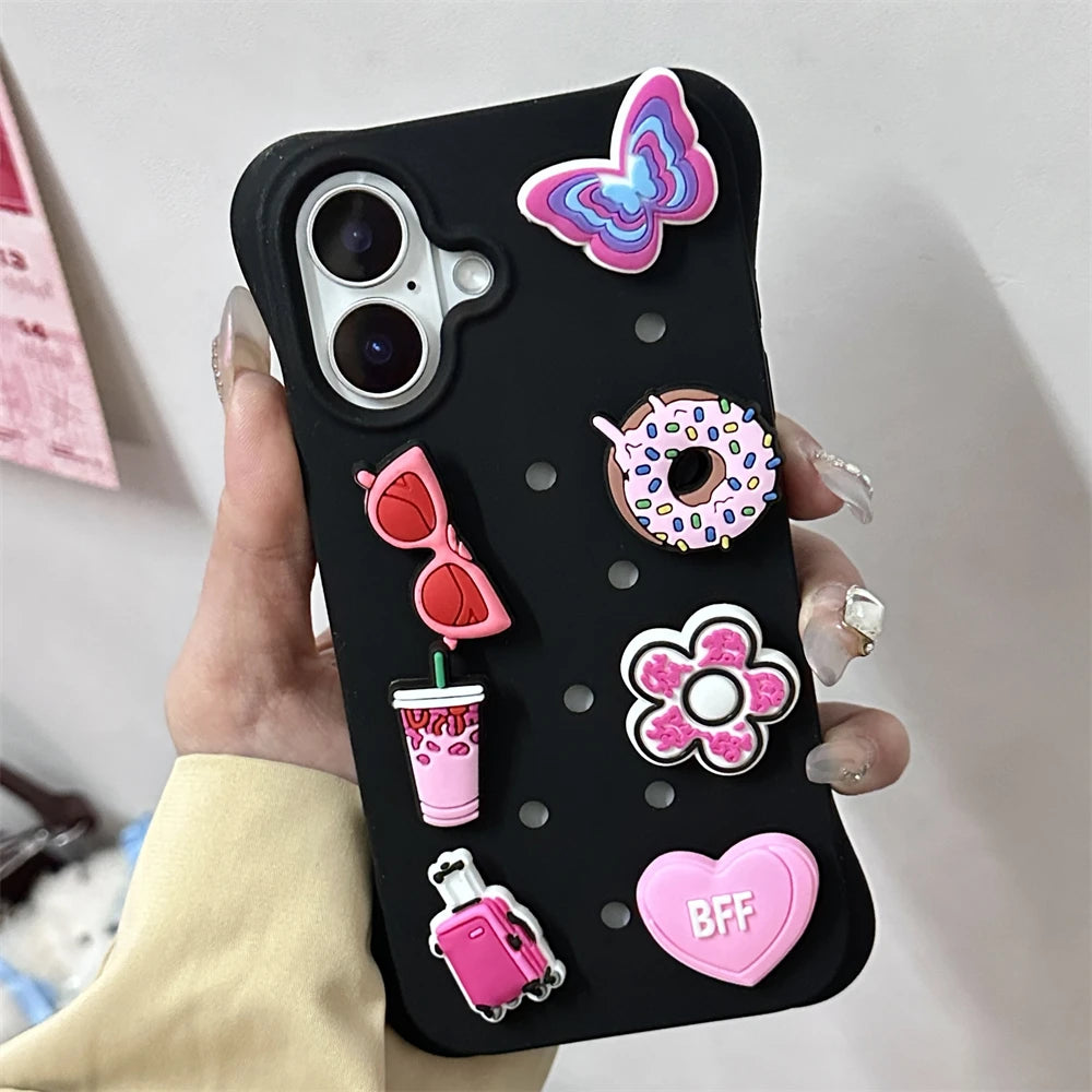 Crocs Funny Cartoon Girl Lovely Phone Case