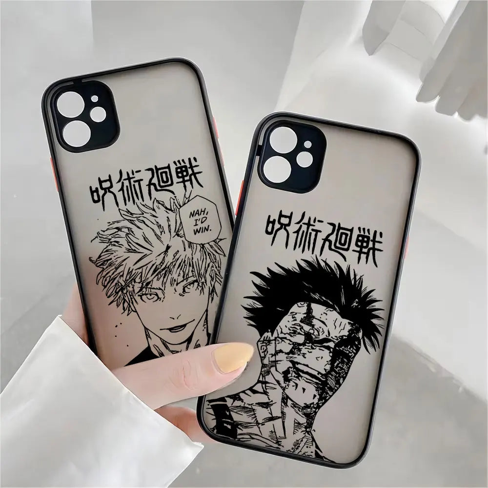 Anime Black Jujutsu Kaisens Phone Case iPhone
