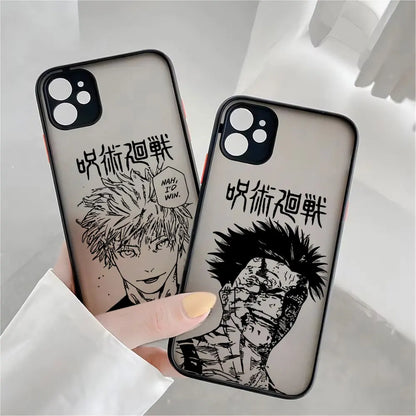 Anime Black Jujutsu Kaisens Phone Case iPhone