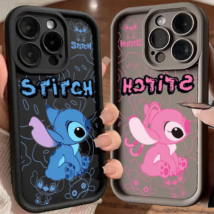 Angel Stitch Cartoon Soft Silicone Phone Case