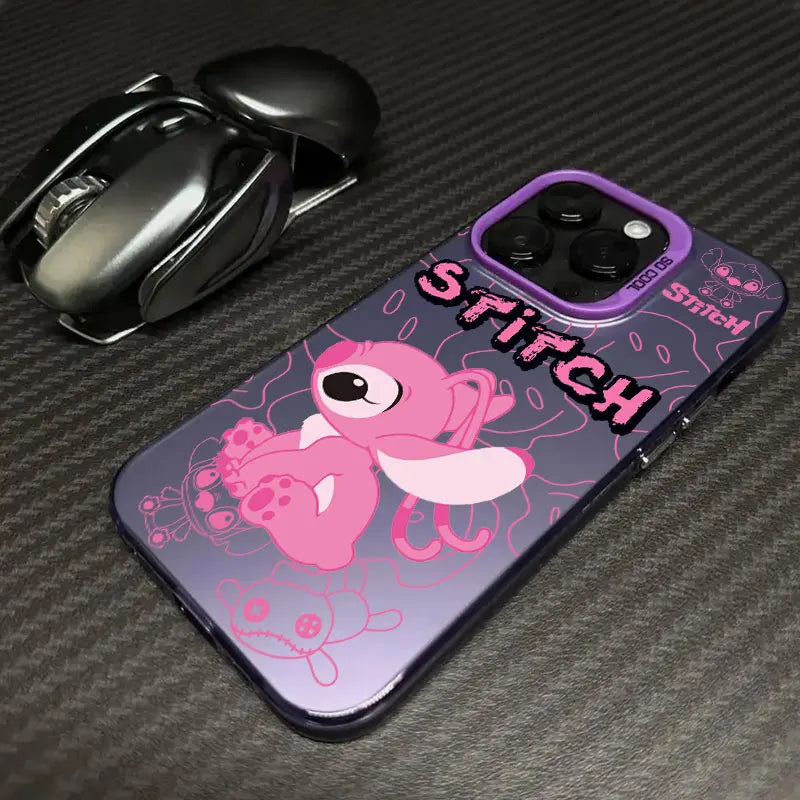 Angel Stitch Cartoon Phone Case For iPhone