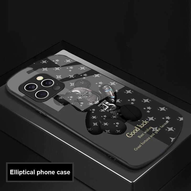 Brown Machine Bear For iPhone
