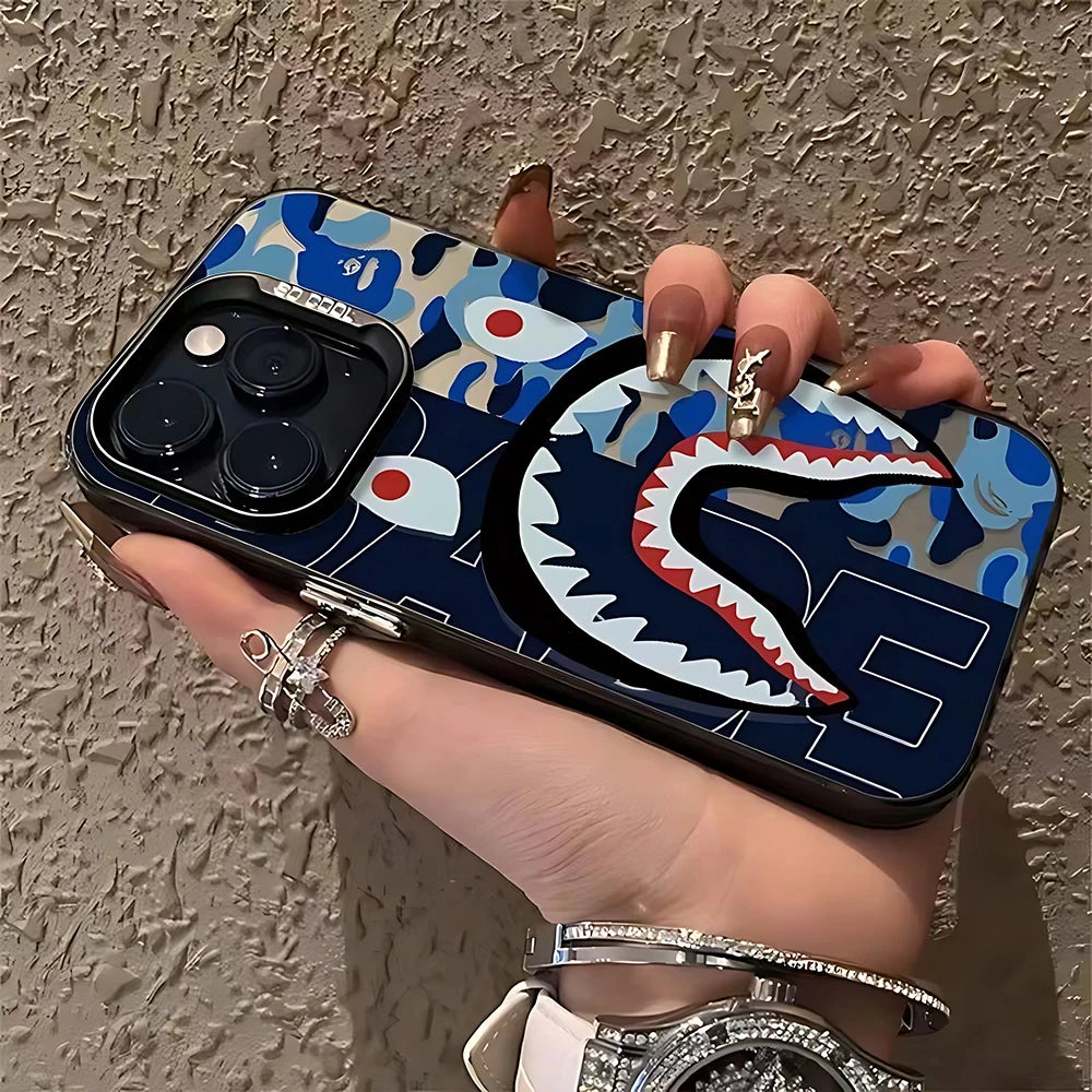 Fashion Now Bathing Ape Bapes Frosted Case  For iPhone
