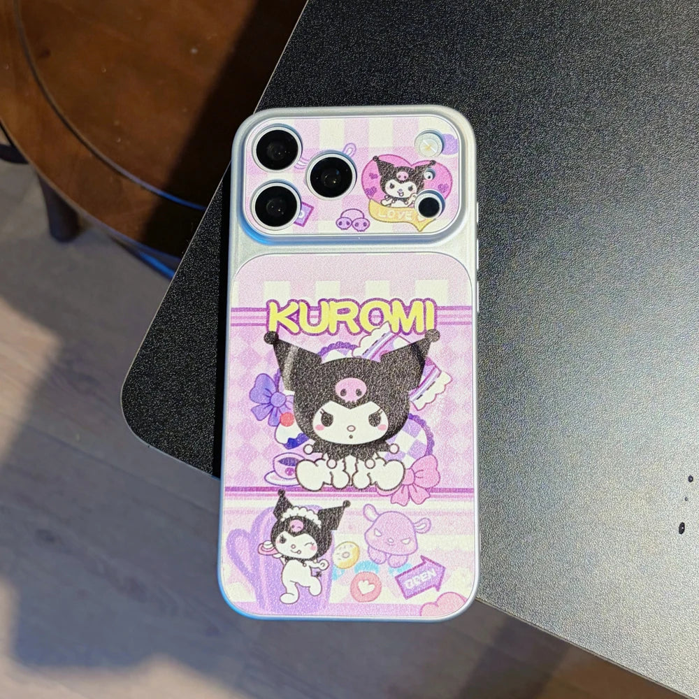 Magnetic Holder Magsafe Wireless Charge Cute Sanrio Melody Kuromi Phone Case For iPhone