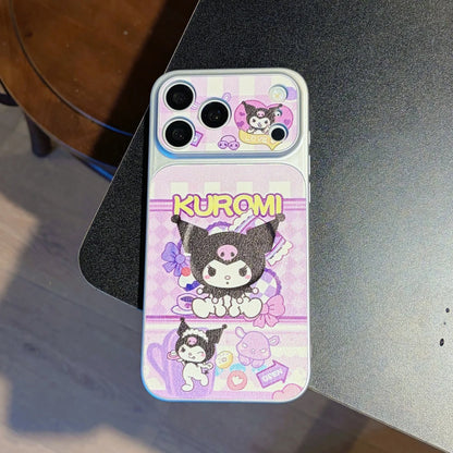 Magnetic Holder Magsafe Wireless Charge Cute Sanrio Melody Kuromi Phone Case For iPhone