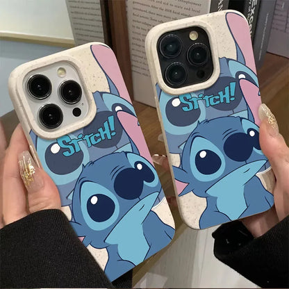 Stitch Big Eye Cute Phone Case For iPhone