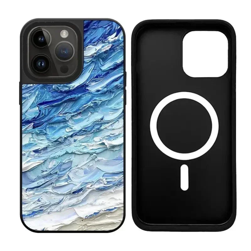 Ocean Oil Painting Mirror Phone Case