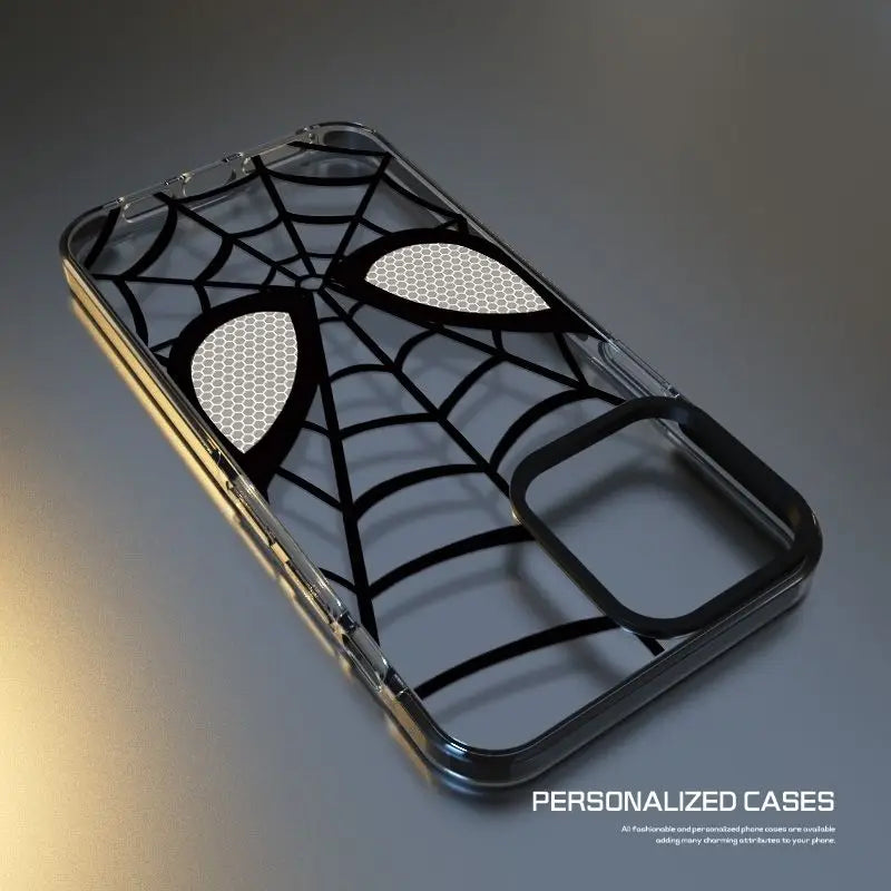 Trend Marvel Spider Man cobweb Phone Case For iPhone